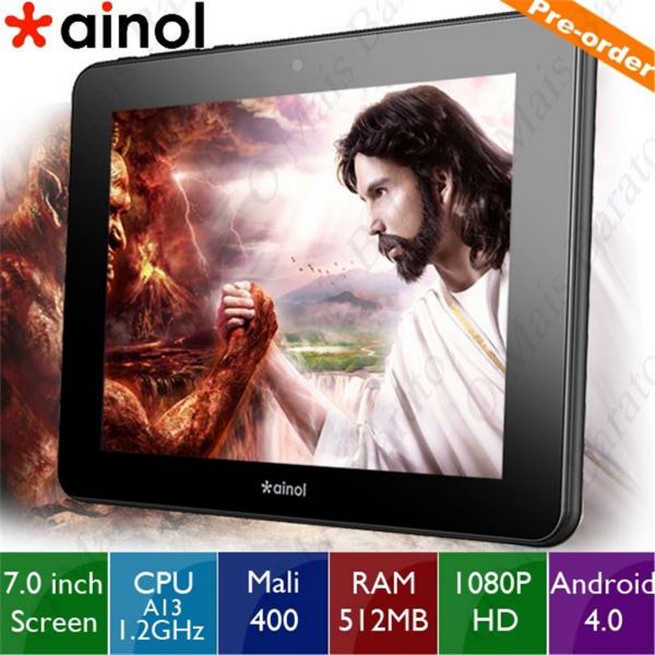 Tablet PC Ainol 7 "Android 4.0 Camera CPU A13 1.2GHz 512MB d