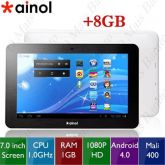 Tablet PC Novo Tornados 7 "Multi-touch Android 4.0 / w WiFi